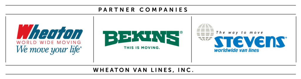 Wheaton, Bekins, Stevens partner companies graphic